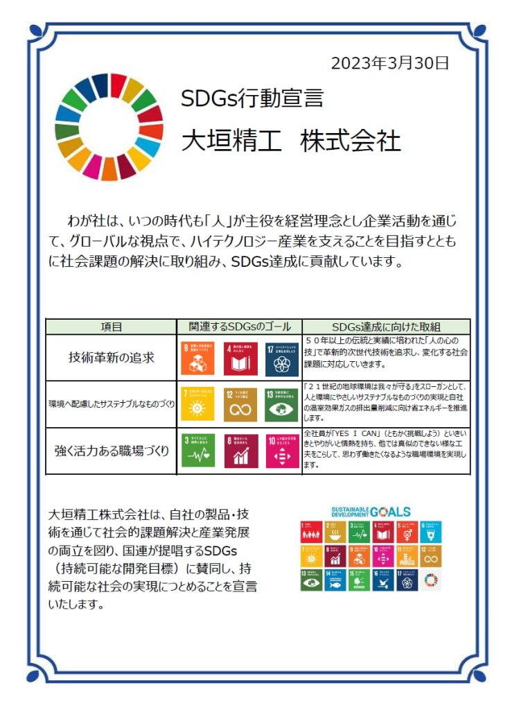 SDGs行動宣言